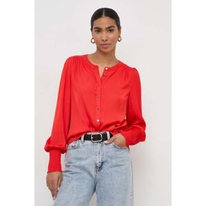 Košeľa Morgan dámska, červená farba, regular