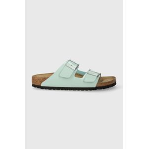 Šľapky Birkenstock Arizona dámske, zelená farba, na platforme, 1026963