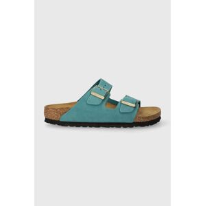 Nubukové papuče Birkenstock Arizona tyrkysová farba, 1026537