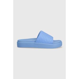 Šľapky Tommy Hilfiger TH PLATFORM POOL SLIDE dámske, na platforme, FW0FW07855