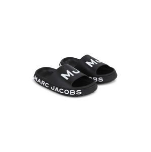 Detské šľapky Marc Jacobs čierna farba