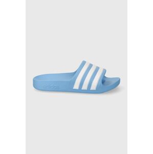 Detské šľapky adidas ADILETTE AQUA K tyrkysová farba