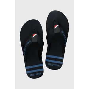 Žabky Tommy Hilfiger SPORTY BEACH SANDAL pánske, tmavomodrá farba, FM0FM05020