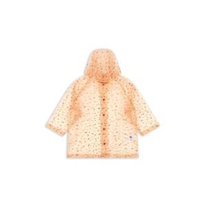 Detský nepremokavý kabát Konges Sløjd oranžová farba