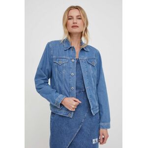 Rifľová bunda Pepe Jeans dámska, prechodná