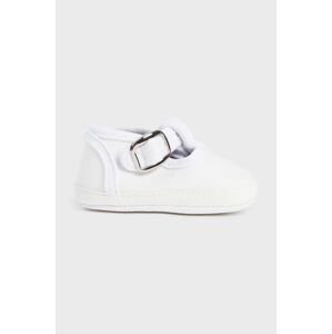 Topánky pre bábätká Mayoral Newborn biela farba