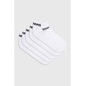 Detské ponožky Skechers MESH VENTILATION 5-pak biela farba