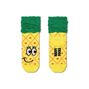Detské ponožky Happy Socks Kids Pineapple Sock žltá farba