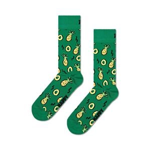 Ponožky Happy Socks Pineapple Sock zelená farba