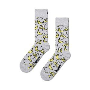 Ponožky Happy Socks Banana Sock šedá farba