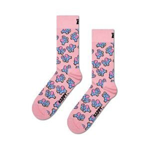 Ponožky Happy Socks Inflatable Elephant ružová farba