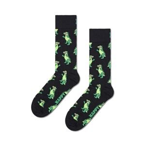 Ponožky Happy Socks Inflatable Dino čierna farba