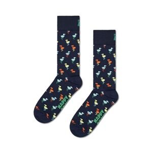 Ponožky Happy Socks Flamingo tmavomodrá farba