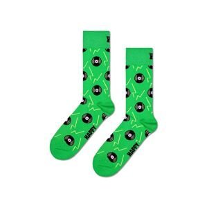 Ponožky Happy Socks Vinyl Green Sock zelená farba