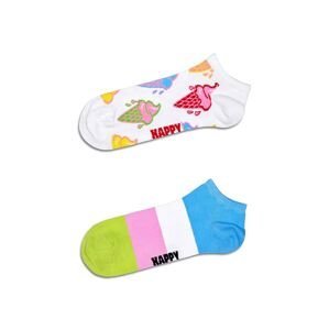Ponožky Happy Socks Ice Cream & Stripe Low 2-pak