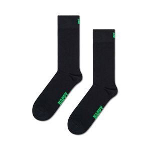 Ponožky Happy Socks Solid čierna farba