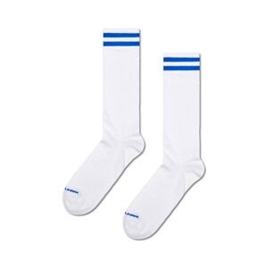 Ponožky Happy Socks Solid Sneaker Thin Crew biela farba
