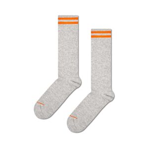 Ponožky Happy Socks Solid Sneaker Thin Crew šedá farba