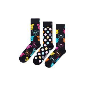 Ponožky Happy Socks Classic Dog 3-pak tmavomodrá farba