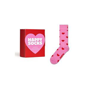 Ponožky Happy Socks Gift Box ružová farba