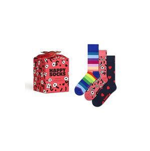 Ponožky Happy Socks Gift Box Flower Socks 3-pak