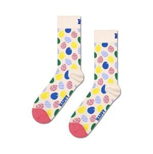 Ponožky Happy Socks Eggs Sock béžová farba