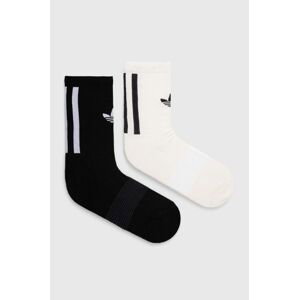 Ponožky s prímesou kašmíru adidas Originals 2-pak biela farba