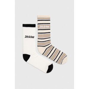 Ponožky Dickies GLADE SPRING SOCKS 2-pak béžová farba, DK0A4YPT