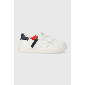 Detské tenisky Tommy Hilfiger biela farba