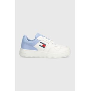 Kožené tenisky Tommy Jeans TJW RETRO BASKET ESS EN0EN02505