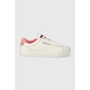 Tenisky Tommy Jeans TJW CUPSOLE SNEAKER ESS biela farba, EN0EN02508