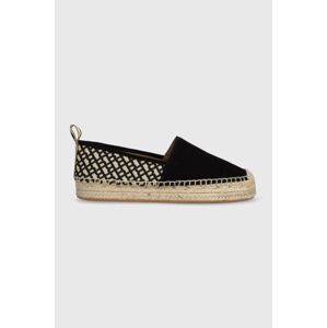 Espadrilky BOSS Madeira čierna farba, 50516701