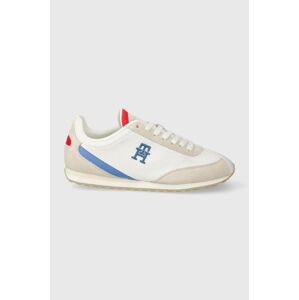 Tenisky Tommy Hilfiger TH HERITAGE RUNNER biela farba, FW0FW07892