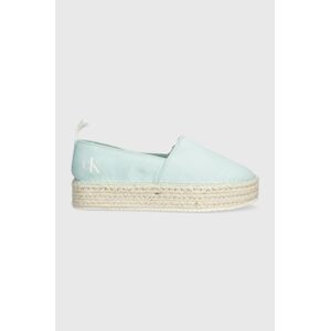 Espadrilky Calvin Klein Jeans PLATFORM ESPADRILLE ML BTW na platforme