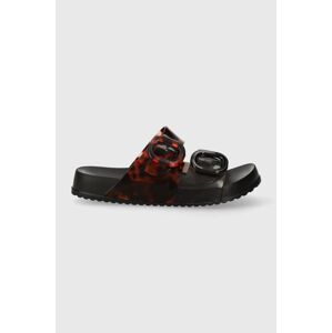 Šľapky Melissa MELISSA COZY SLIDE AD dámske, čierna farba, M.33913.N716