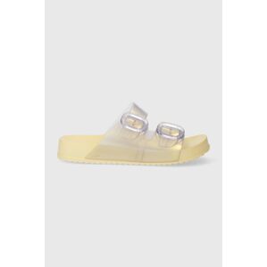 Šľapky Melissa MELISSA COZY SLIDE AD dámske, žltá farba, M.33913.T378