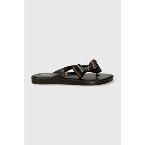 Žabky Melissa MELISSA FLIP FLOP CUTE AD dámske, hnedá farba, M.33961.Q437