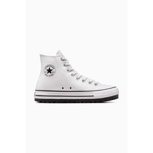 Tenisky Converse Chuck Taylor All Star City Trek dámske, biela farba, A06775C