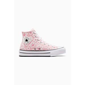 Tenisky Converse Chuck Taylor All Star Eva Lift dámske, ružová farba, A06324C