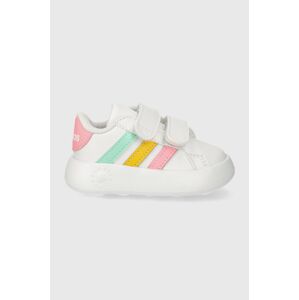 Detské tenisky adidas GRAND COURT 2.0 CF I biela farba