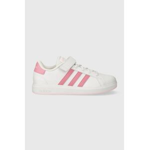 Detské tenisky adidas GRAND COURT 2.0 EL K biela farba