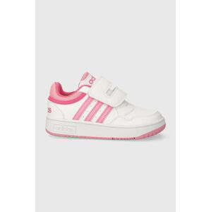 Detské tenisky adidas Originals HOOPS 3.0 CF I biela farba