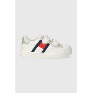 Detské tenisky Tommy Hilfiger biela farba