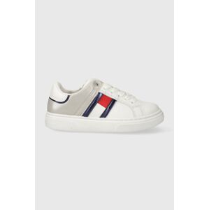 Detské tenisky Tommy Hilfiger biela farba