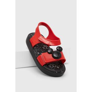 Detské sandále Melissa JUMP DISNEY 100 BB červená farba