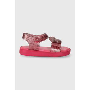Detské sandále Melissa JUMP DISNEY 100 BB ružová farba