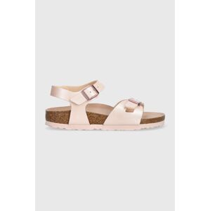 Detské sandále Birkenstock Rio Kids BF ružová farba