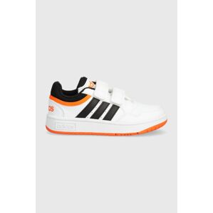 Detské tenisky adidas Originals HOOPS 3.0 CF C biela farba