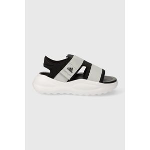 Detské sandále adidas MEHANA SANDAL KIDS šedá farba