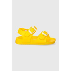 Detské sandále Garvalin žltá farba